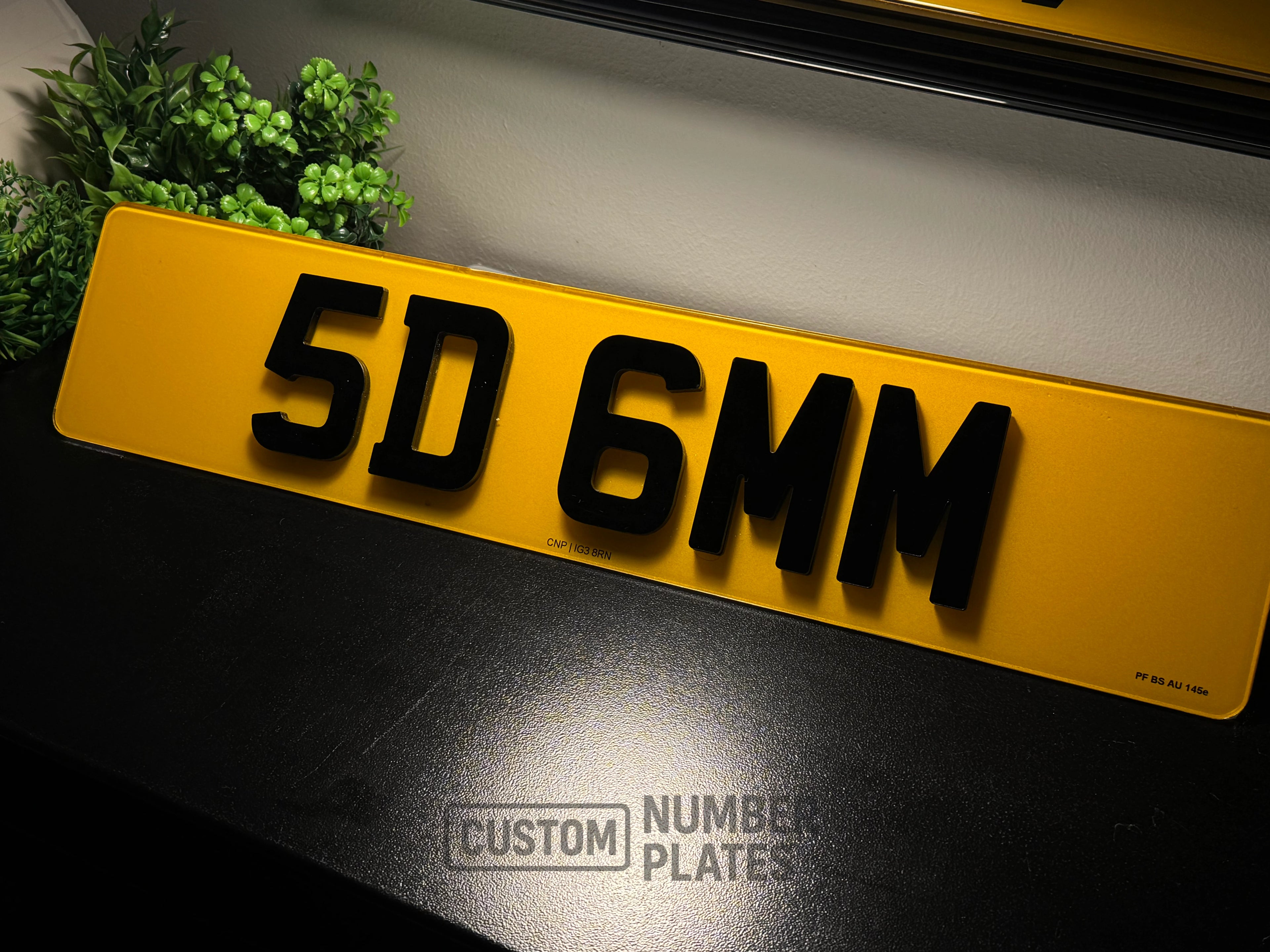 5d number plate