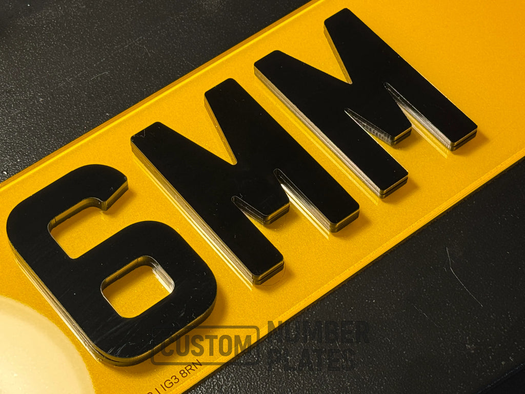 5d 6mm number plate