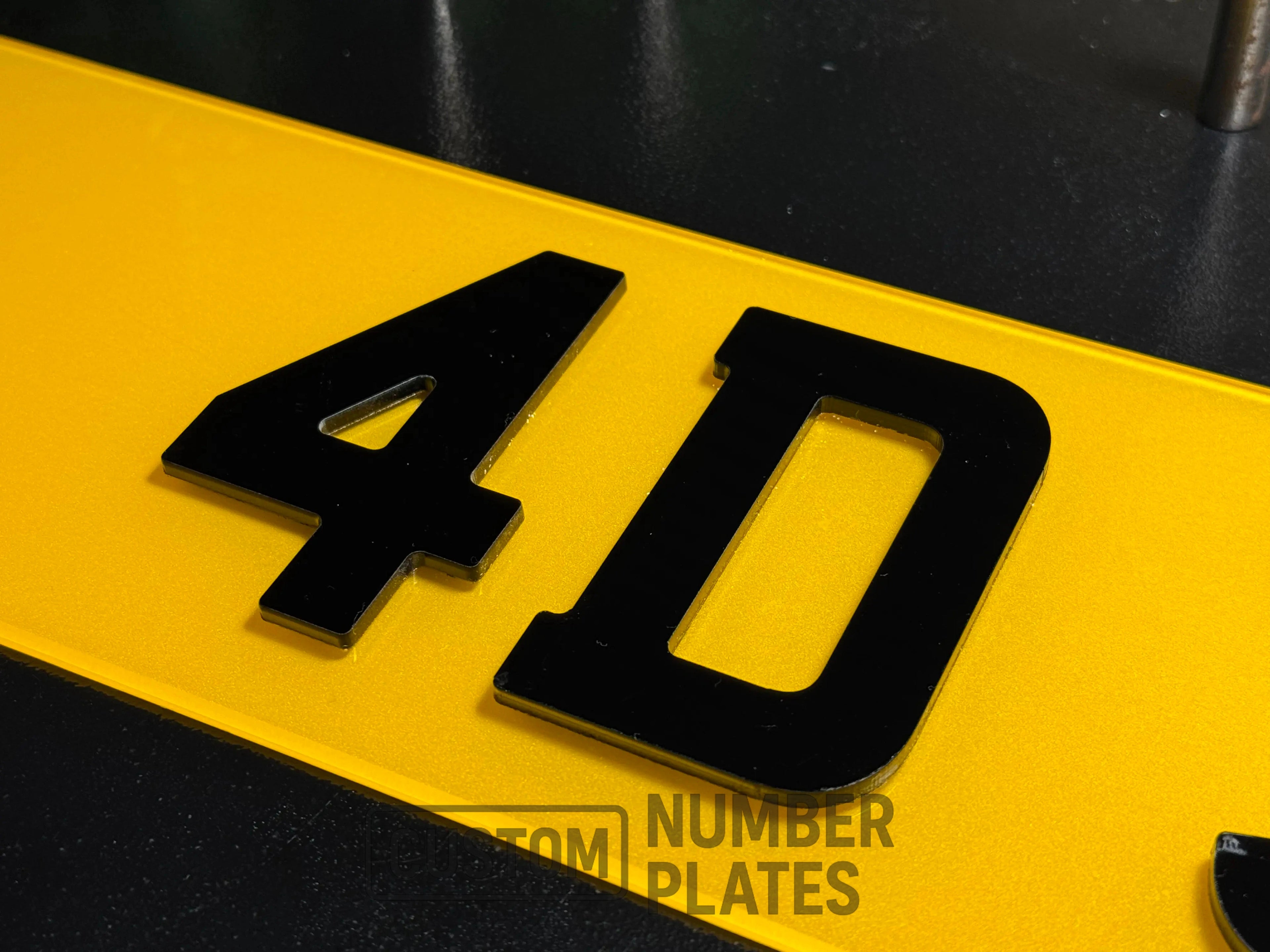 4d number plate